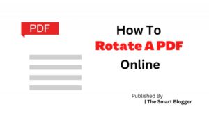 Rotate A PDF Online